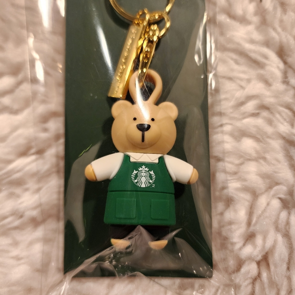 NWT - 2025 Starbucks Christmas Bearista Bear Reusable Hot Cup Lid Stopper - Picture 2 of 6